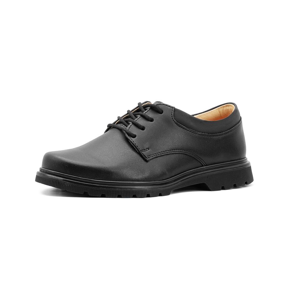 Foto 5 pulgar | Zapato Escolar Para Niño Casuales Transpirable Piel Ligeros Negro