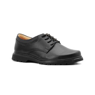 Foto 5 | Zapato Escolar Para Niño Casuales Transpirable Piel Ligeros Negro