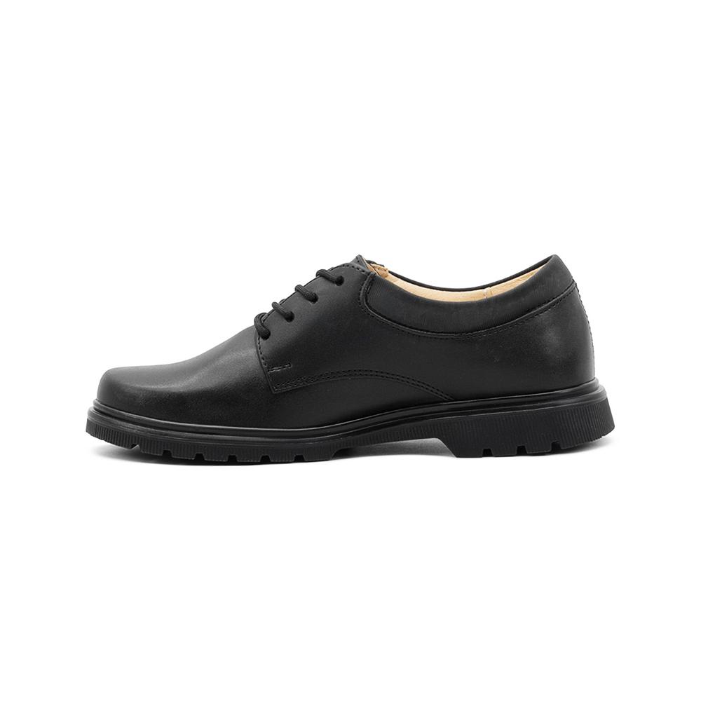 Foto 7 pulgar | Zapato Escolar Para Niño Casuales Transpirable Piel Ligeros Negro