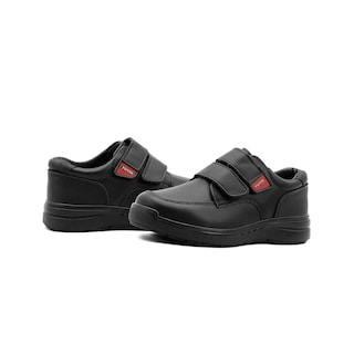 Foto 2 | Zapatos Escolares De Niño Choclo Piel Doble Contacto Negro Negro