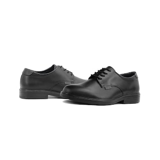 Foto 2 | Zapato Escolar Para Niño Formal Piel Antiderrapante Negro Negro