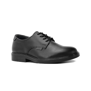 Foto 4 | Zapato Escolar Para Niño Formal Piel Antiderrapante Negro Negro