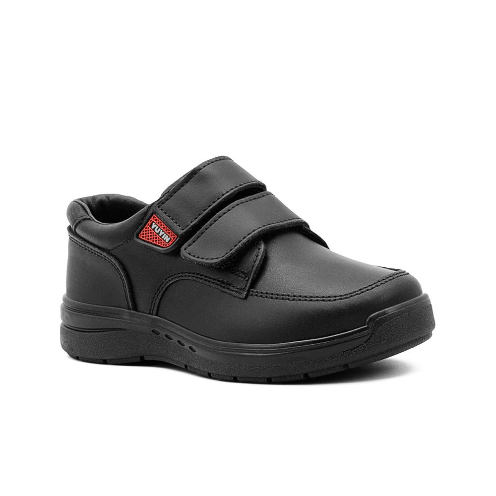 Foto 5 pulgar | Zapato Choclo Piel Escolar Yuyin Para Niño Contactel 22-26 Negro