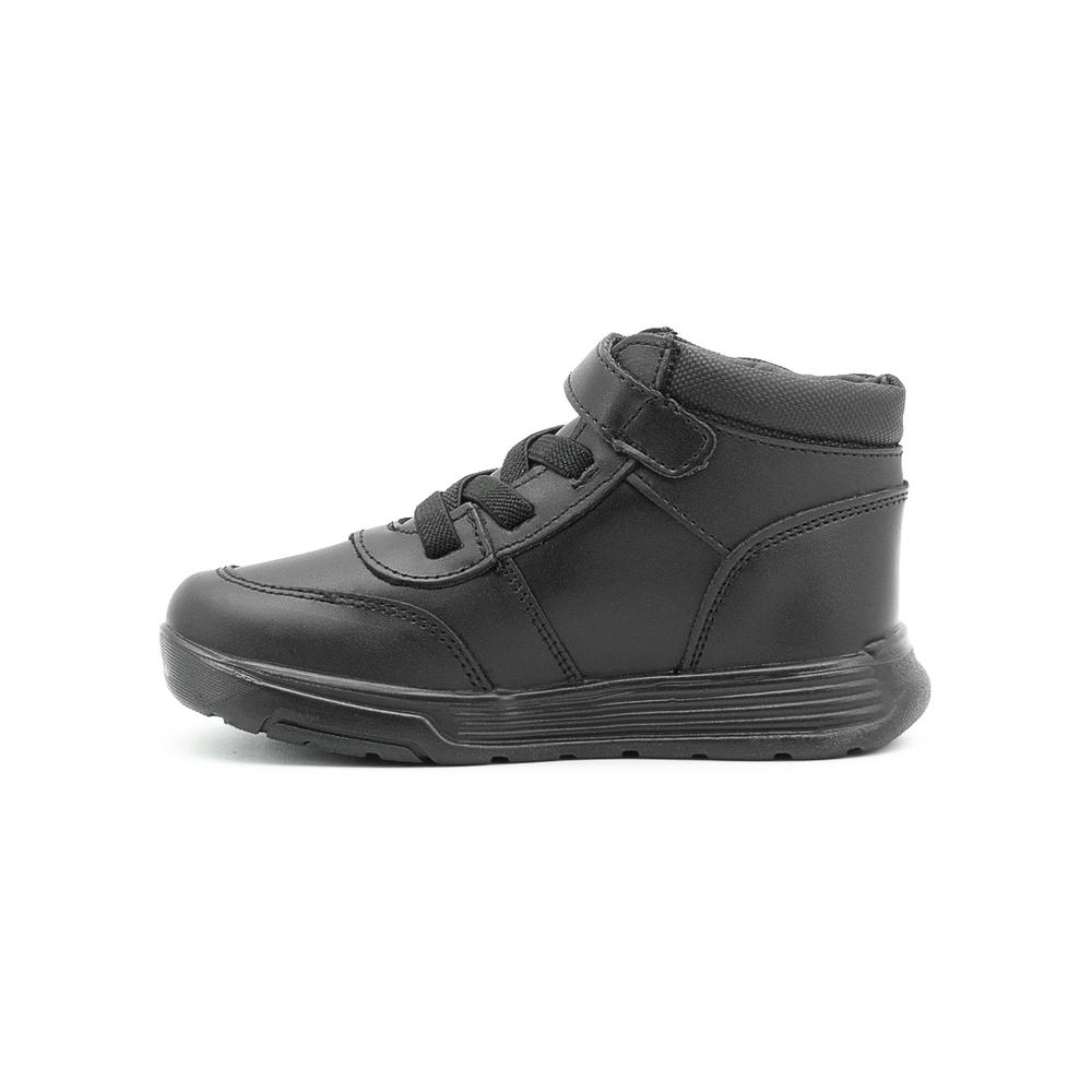 Foto 6 pulgar | Zapato Bota Escolar Para Niño Yuyin Velcro Antiderrapantes Negro