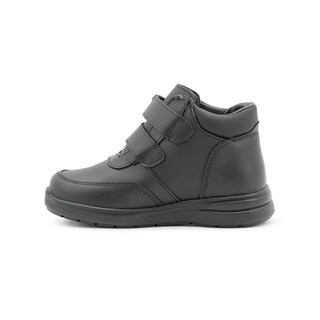 Foto 5 | Zapato Bota Escolar Para Niño Yuyin Piel Puntera Protección Negro
