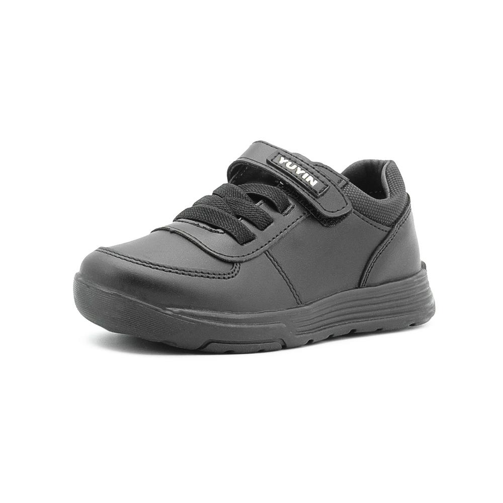 Foto 4 pulgar | Zapato Escolar Para Niño Yuyin De Piel Plantilla Atom Soft Negro