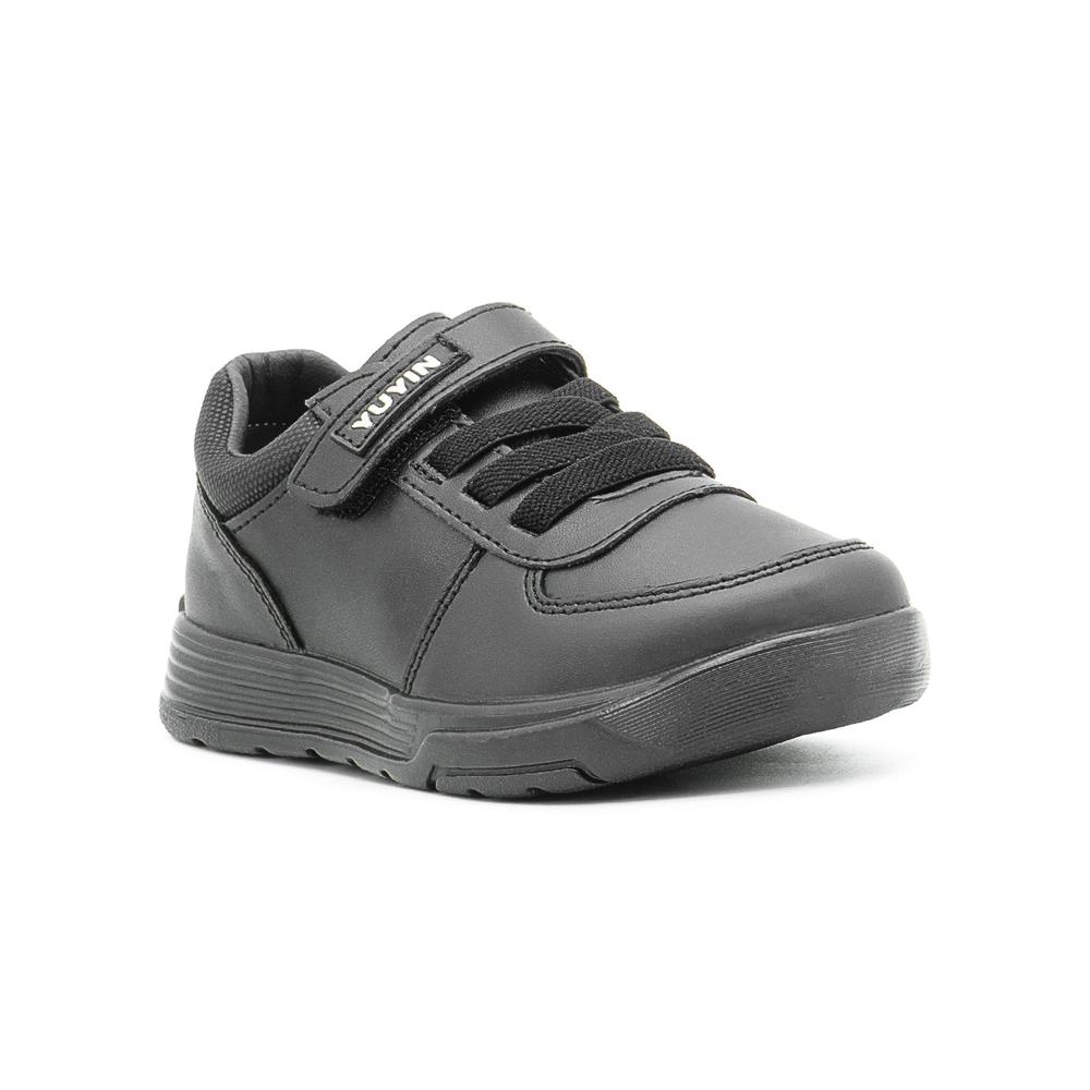 Foto 5 pulgar | Zapato Escolar Para Niño Yuyin De Piel Plantilla Atom Soft Negro