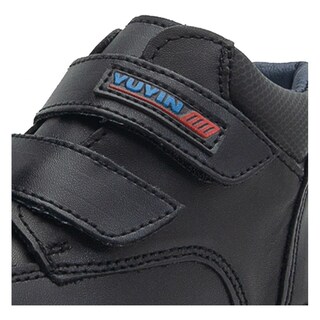 Foto 5 | Bota Escolar Yuyin Niño Antiderrapante 100% Piel Negro Negro
