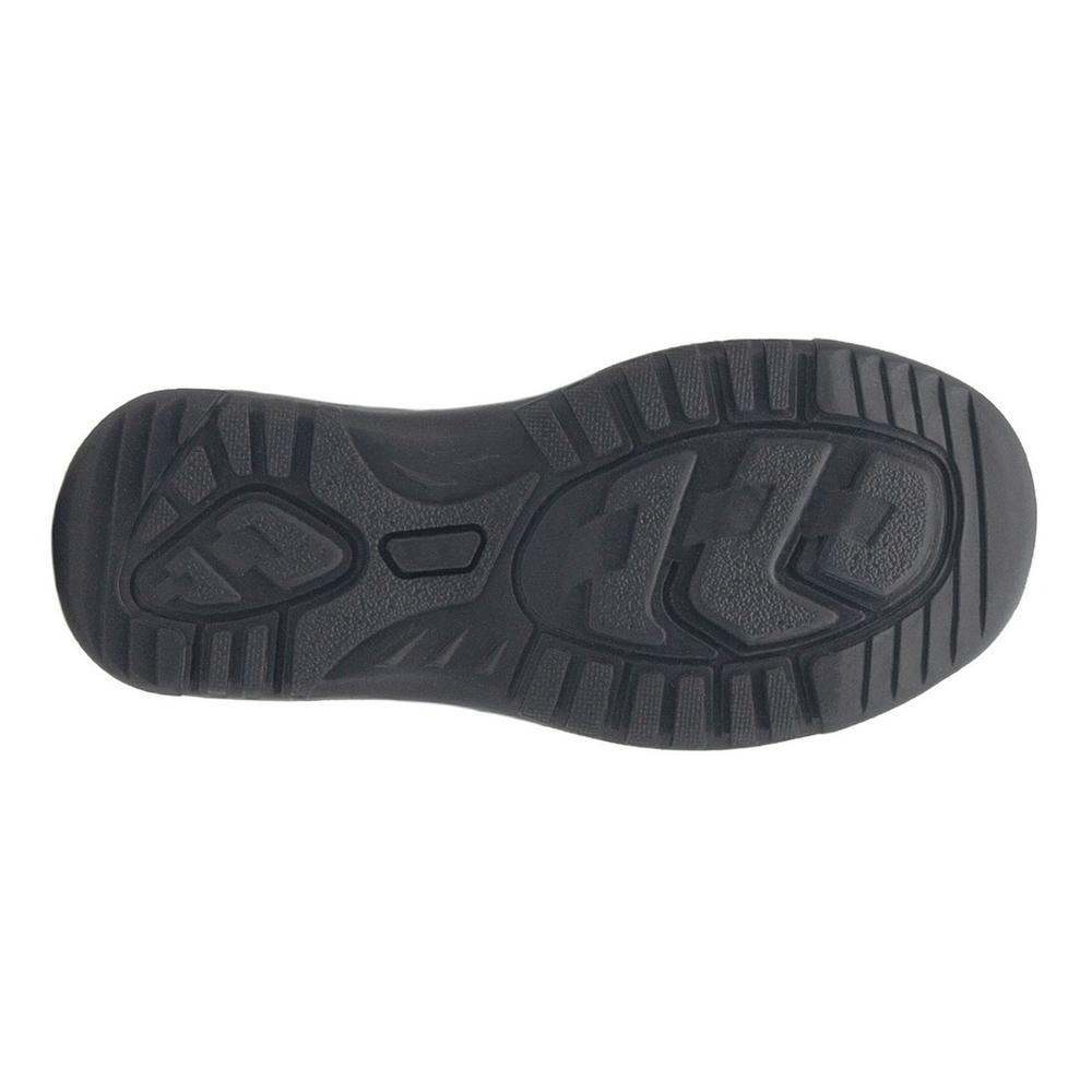 Foto 8 pulgar | Bota Escolar Yuyin Niño Antiderrapante 100% Piel Negro Negro