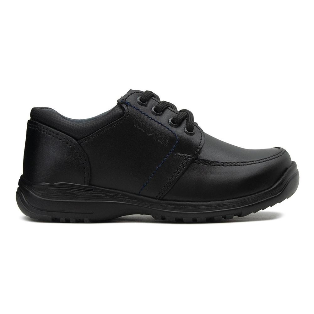 Foto 2 pulgar | Zapato Escolar Yuyin Negro Agujeta para Niño