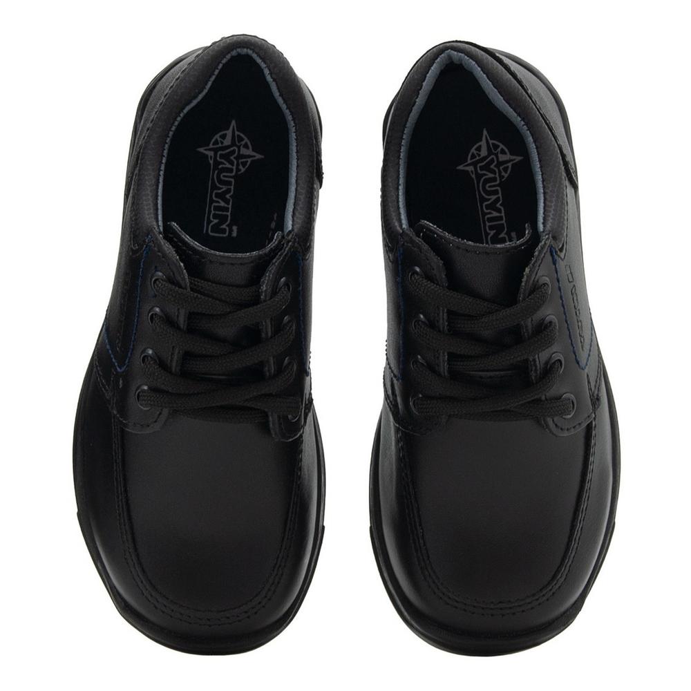 Foto 6 | Zapato Escolar Yuyin Negro Agujeta para Niño