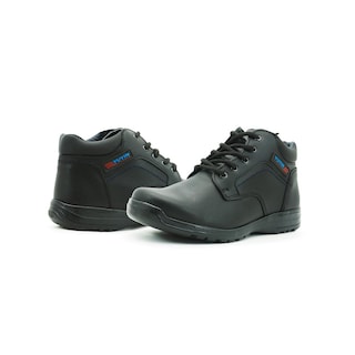 Foto 2 | Zapatos Escolar Niño Yuyin Piel Antiderrapante Casual 22-26 Negro