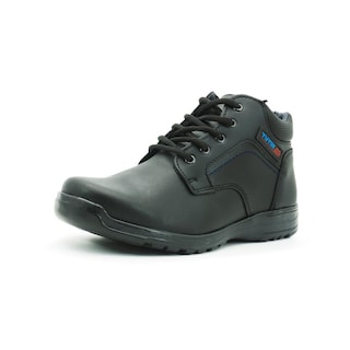 Foto 3 | Zapatos Escolar Niño Yuyin Piel Antiderrapante Casual 22-26 Negro