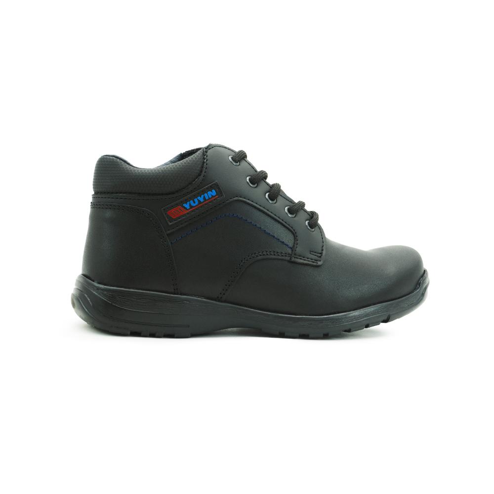 Foto 5 pulgar | Zapatos Escolar Niño Yuyin Piel Antiderrapante Casual 22-26 Negro