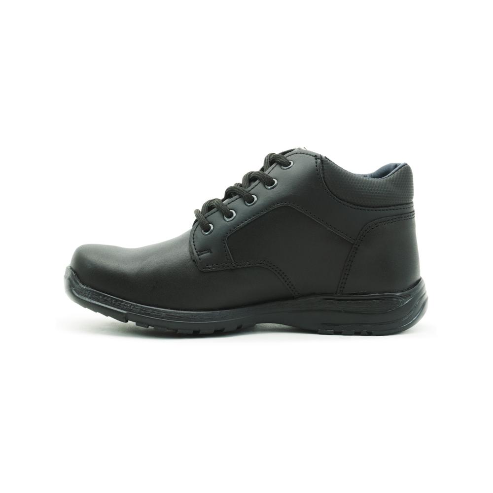 Foto 6 pulgar | Zapatos Escolar Niño Yuyin Piel Antiderrapante Casual 22-26 Negro