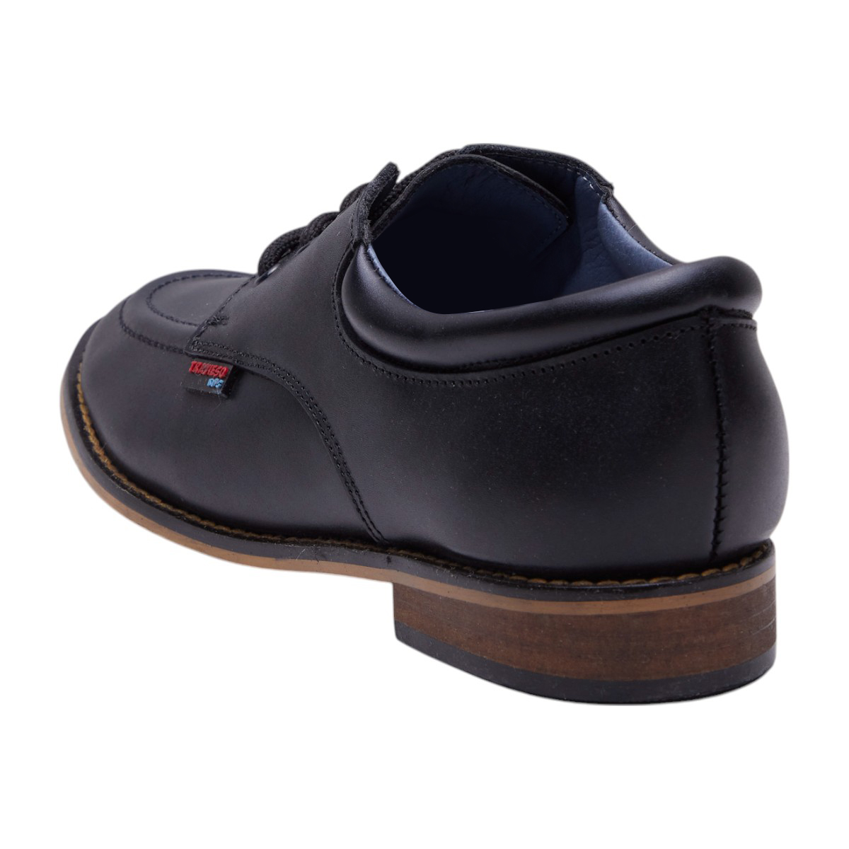 Foto 5 pulgar | Zapato Calzado Watanbe Colo Negro Tipo Piel Formales