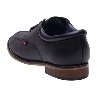 Foto 4 | Zapato Calzado Watanbe Colo Negro Tipo Piel Formales