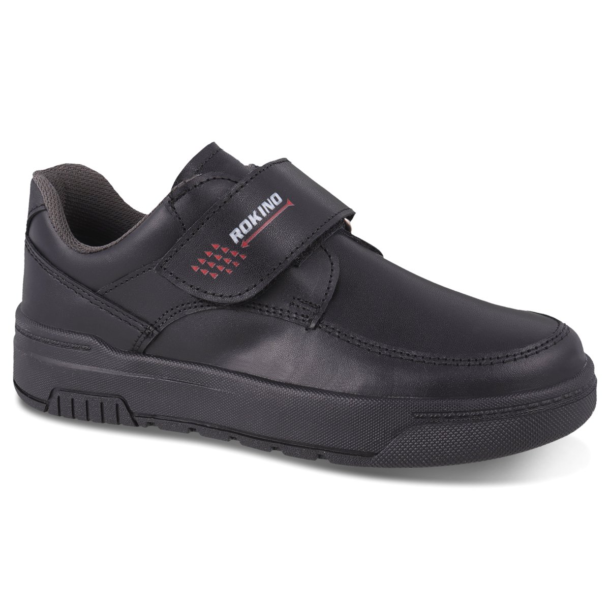 Foto 1 | Zapato Escolar De Piel Rokino 2132 Color Negro Para Niño