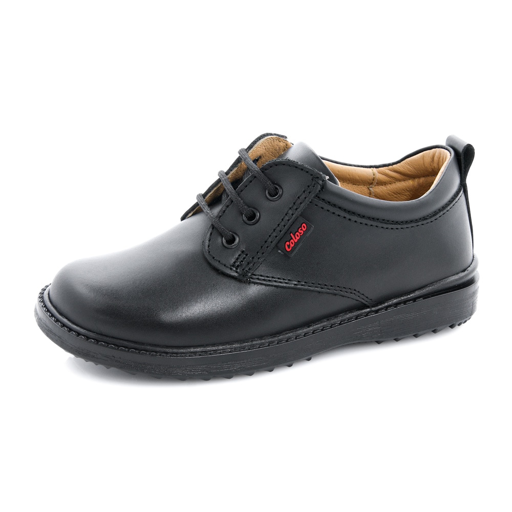 Zapato De Niño Coloso Mod. 5681cx8 Negro Escolar Agujetas $579