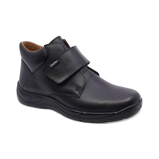 Foto 1 | Bota Escolar Audaz Para Niño De Piel Negro Tadeo Con Tira De Contacto