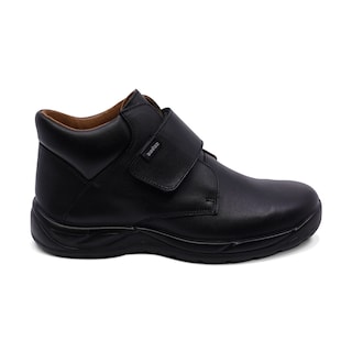 Foto 3 | Bota Escolar Audaz Para Niño De Piel Negro Tadeo Con Tira De Contacto