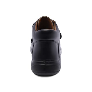 Foto 5 | Bota Escolar Audaz Para Niño De Piel Negro Tadeo Con Tira De Contacto