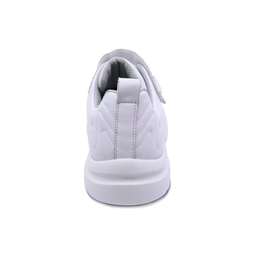 Foto 6 pulgar | Tenis Escolar Audaz Para Niño En Piel Blanco Balú Con Diseño Texturizado