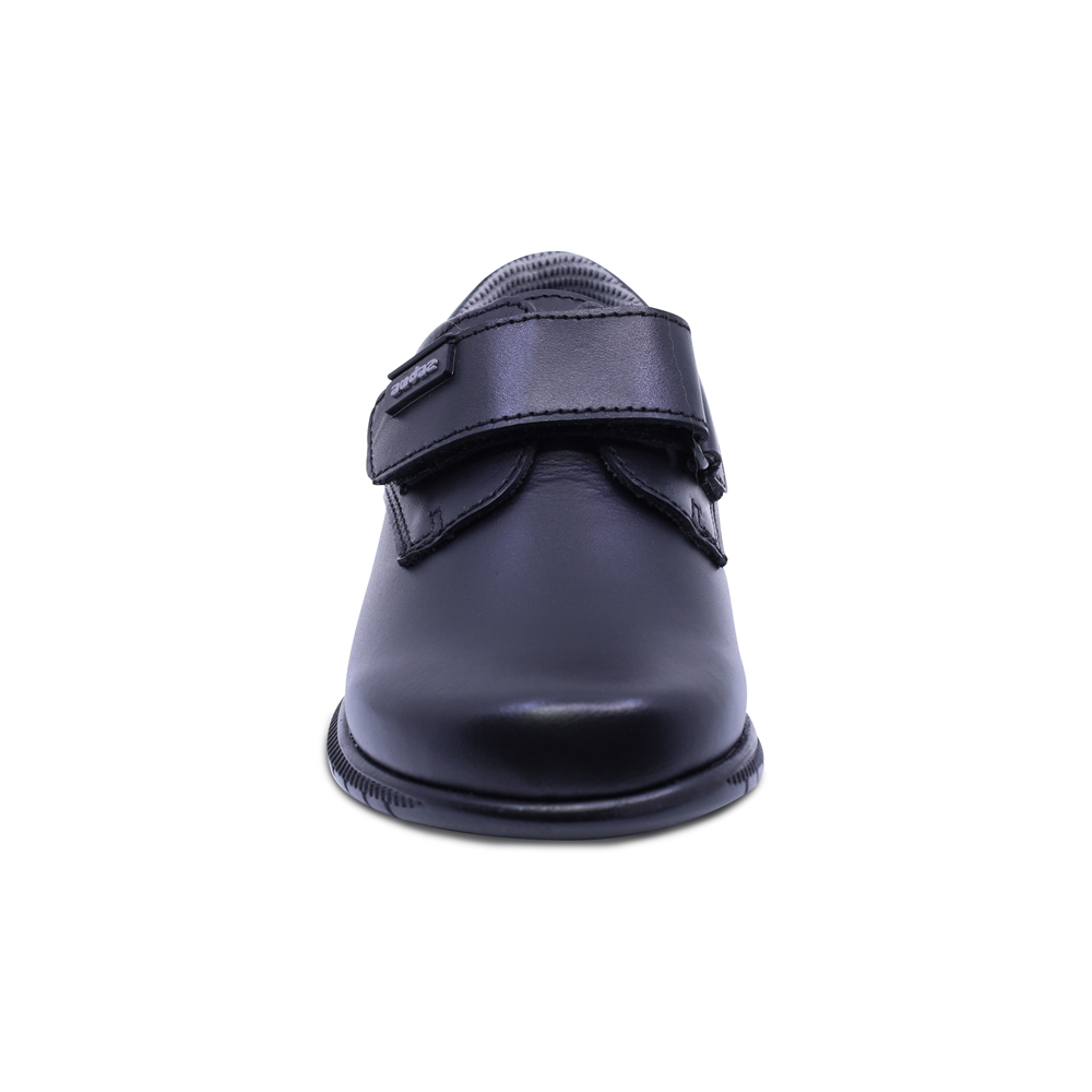 Foto 5 pulgar | Zapato Escolar Audaz Para Niño De Piel Negro Click Con Tira De Contacto
