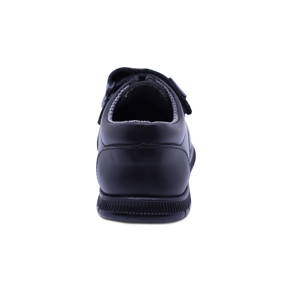 Foto 6 pulgar | Zapato Escolar Audaz Para Niño De Piel Negro Click Con Tira De Contacto
