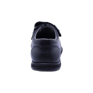 Foto 5 | Zapato Escolar Audaz Para Niño De Piel Negro Click Con Tira De Contacto