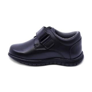 Foto 6 | Zapato Escolar Audaz Para Niño De Piel Negro Click Con Tira De Contacto