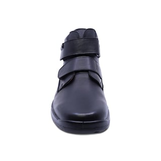 Foto 4 | Bota Escolar Audaz Para Niño De Piel Negro Tadeo Con Doble Tira De Contacto