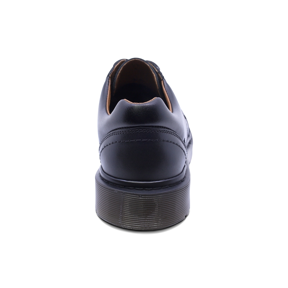 Foto 6 pulgar | Zapato Escolar Audaz Para Niño De Piel Negro Martín Puntera Antirraspaduras
