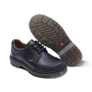 Foto 7 | Zapato Escolar Audaz Para Niño De Piel Negro Martín Puntera Antirraspaduras