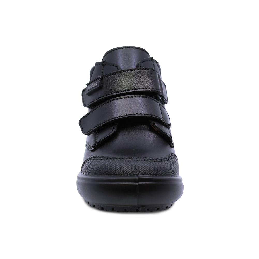 Foto 5 pulgar | Bota Escolar Audaz Para Niño De Piel En Negro Castor Con Puntera Antirraspaduras