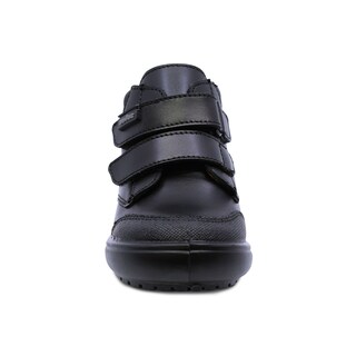 Foto 4 | Bota Escolar Audaz Para Niño De Piel En Negro Castor Con Puntera Antirraspaduras