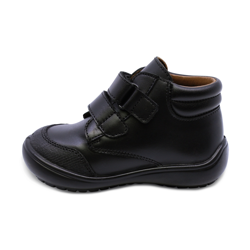Foto 7 pulgar | Bota Escolar Audaz Para Niño De Piel En Negro Castor Con Puntera Antirraspaduras