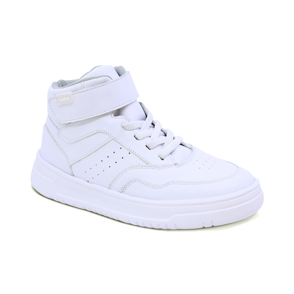 Foto 2 pulgar | Tenis Escolar Audaz Para Niño De Piel Blanco Raptor Con Ajuste Alto