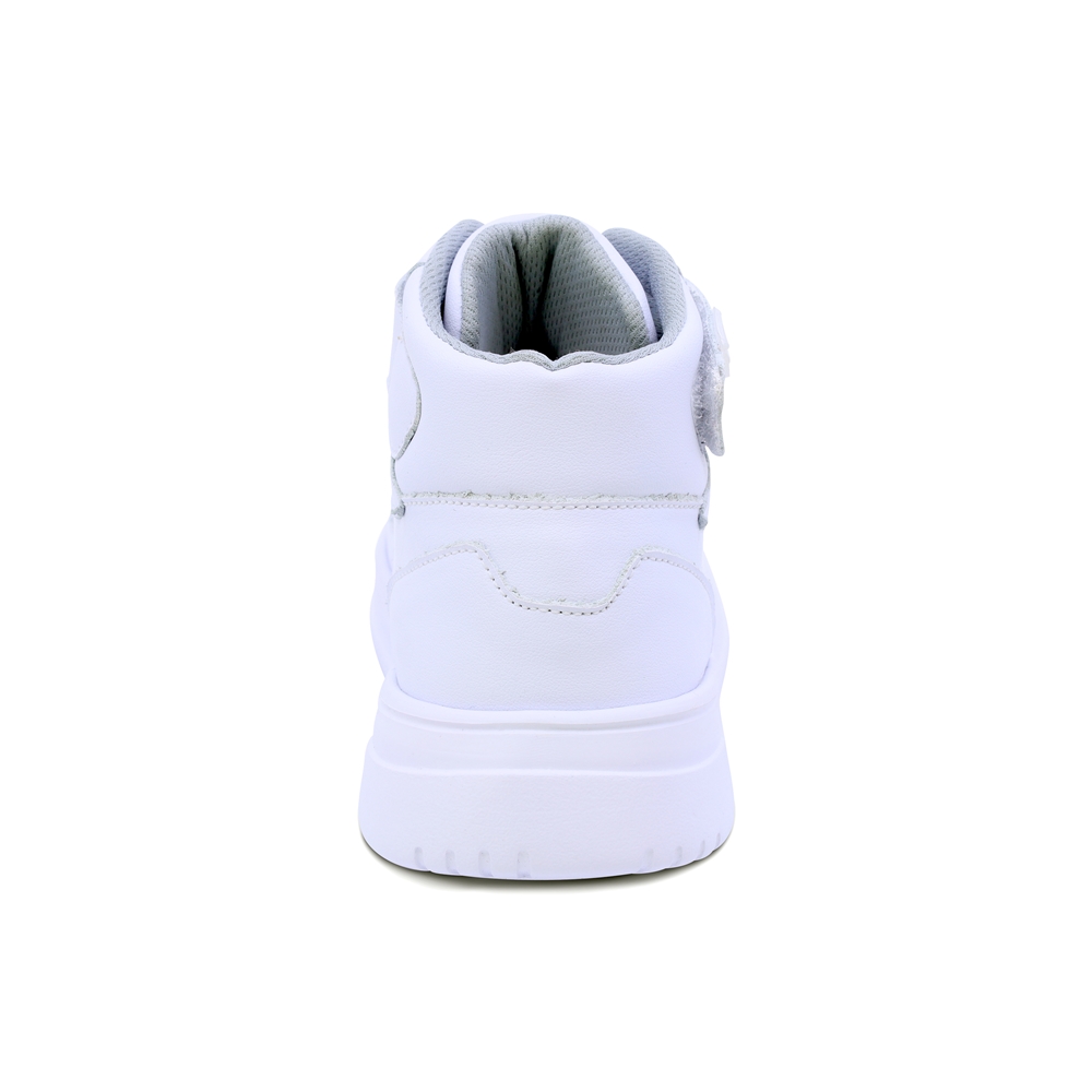Foto 5 | Tenis Escolar Audaz Para Niño De Piel Blanco Raptor Con Ajuste Alto
