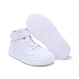 Foto 7 | Tenis Escolar Audaz Para Niño De Piel Blanco Raptor Con Ajuste Alto
