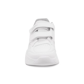 Foto 4 | Tenis Escolar Audaz Para Niño Sintético Blanco Alien Con Doble Tira De Contacto