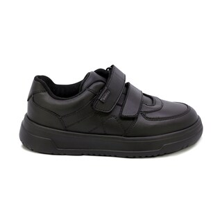 Foto 3 | Tenis Escolar Audaz Para Niño En Piel Negro Raptor Con Doble Tira De Contacto