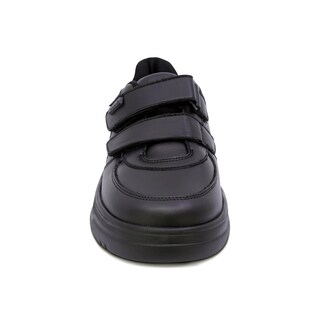 Foto 4 | Tenis Escolar Audaz Para Niño En Piel Negro Raptor Con Doble Tira De Contacto