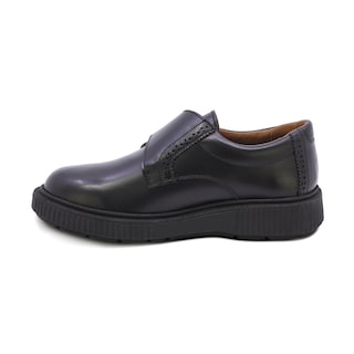 Foto 6 | Zapato Escolar Audaz Para Niño De Piel En Negro Igor Con Tira Guresa De Contacto
