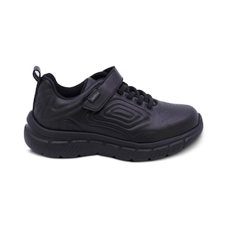 Foto 3 | Tenis Escolar Audaz Para Niño En Piel Negro Balú Con Diseño Texturizado