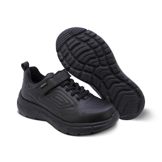 Foto 7 | Tenis Escolar Audaz Para Niño En Piel Negro Balú Con Diseño Texturizado