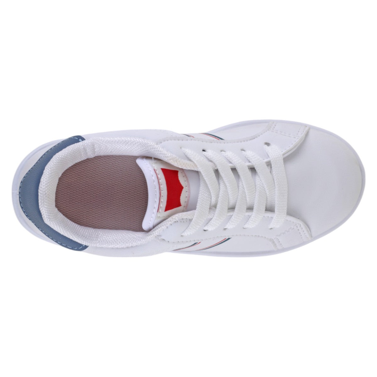 Foto 3 | Tenis Exterior Sintético Color Blancos Para Niño De Rbcollection