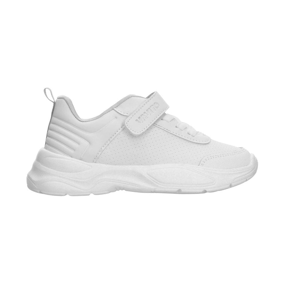 Tenis Escolar Vavito Blanco Para Niño T18-22 [vvv1183] Blanco $579