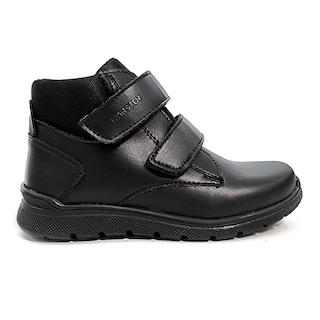 Foto 1 | Zapato Escolar Karsten Media Bota Piel Negros Para Niño