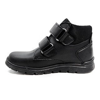 Foto 2 | Zapato Escolar Karsten Media Bota Piel Negros Para Niño